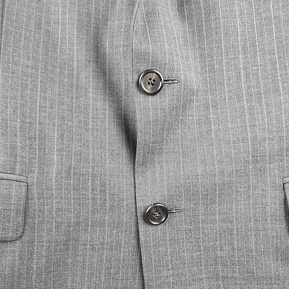 Hicky Freeman Sport Coat Mens 38R Loro Piana Tasmanian Super 120s Gray Blazer - Picture 5 of 12